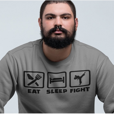 BLUZA EAT SLEEP FIGHT